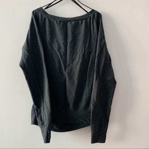 [Nike] heather gray long sleeve running top - Picture 2 of 3